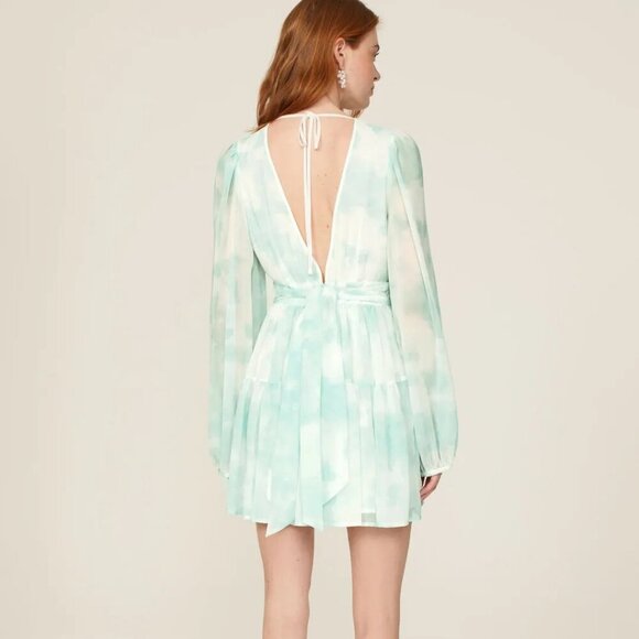 LDT Tie Dye Mini Dress Size 12 - Picture 3 of 14